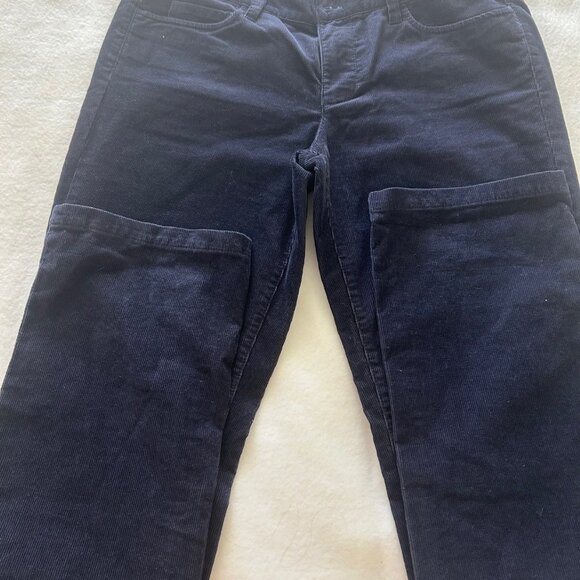 J. Crew Factor Women Corduroy Matchstick Straight Leg Pants SZ 30R Indigo - Picture 5 of 10
